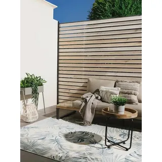 benuta Flora Outdoor-Teppich 80 x 150 cm Mehrfarbig