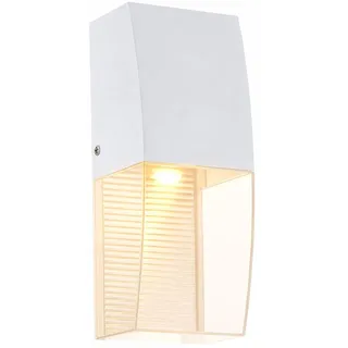 Design LED Außen Wand Lampe Garten Terrassen Fassaden Leuchte DOWN Strahler weiß ́Eglo 95991