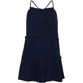 Superdry Damen Trägerkleid mit Lochstickerei im Vintage-Look Marineblau 38 - S