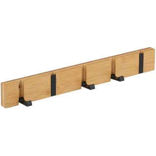 Relaxdays Garderobenleiste Relaxdays 42 x 5,5 x 5 cm Hellbraun/Braun
