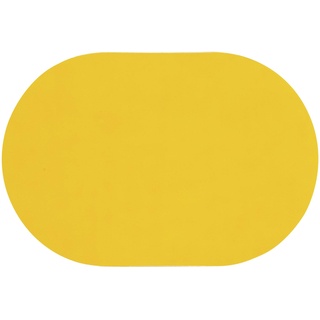 d-c-fix Tischset Colora Uni gelb - abwaschbare Unterlage für Küche & Esstisch - Platzset Platzdeckchen Teller Platzdecke Tisch-Untersetzer Set - 30 cm x 45 cm eckig