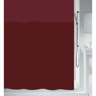 Spirella Duschvorhang Urbanko 240 cm x 180 cm Rot