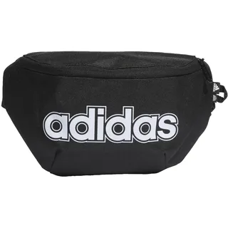 adidas Unisex Classic Foundation Waist Bag, Black/White, One Size