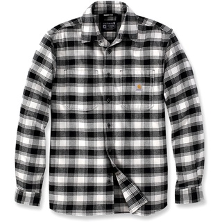 Carhartt Rugged Flex Flannel, Hemd - Schwarz/Weiß - L