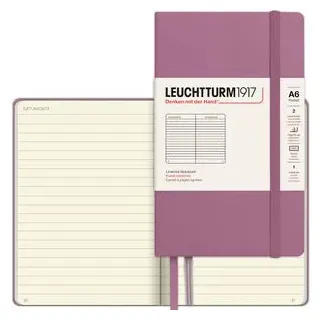 Leuchtturm1917 Notizbuch A6 Dusty Rose liniert