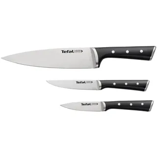 Tefal Ice Force Messerset 3-tlg. 9 cm/20 cm/11 cm Schwarz