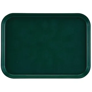 Cambro Epictread rechteckiges rutschfestes Fiberglas Tablett dunkelgrün 41,5x30,5cm.
