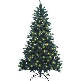 Xenotec PE-BM180 Künstlicher Weihnachtsbaum mit Beleuchtung Tanne Warmweiß LED Grün EEK: G (A - G