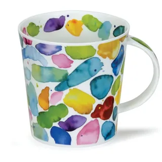 Dunoon Tasse Blobs grün Cairngorm 0,48 l Fine Bone China Porzellan, 1-tlg.