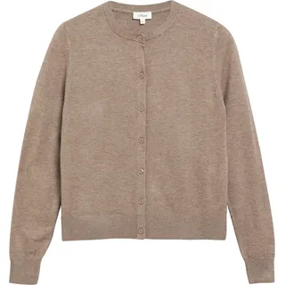 s.Oliver Strickjacke Feinstrickjacke braun S