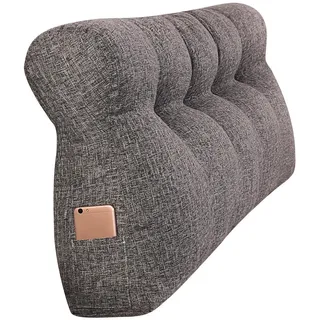 Vercart Rückenkissen, Dunkelgrau, Textil, Vintage, Füllung: Polyester, Freiform, 15x200 cm, Wohntextilien, Kissen, Rückenkissen