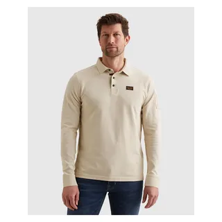 PME Legend Langarm-Poloshirt beige XXL