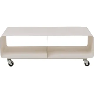 Kare Lounge M Lowboard 90x30 cm Creme Metall