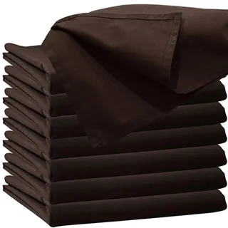 Glatte Bettlaken ohne Gummizug Bettlaken 70 x 200 cm Braun Uni Baumwolle Einfache Klassische Hotel Bettücher ohne Spanngummi Laken Leintuch Haushaltstuch Doppelbett Singles Einzelbett