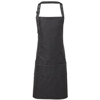 Premier Workwear Kochschürze Jeans Stitch Denim Bib Apron - 72 x 86 cm