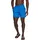 Badeshorts Block Swim Short Blau S