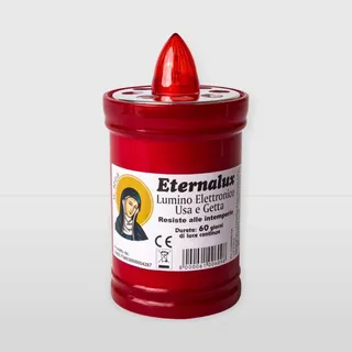 Briancasa Elektronisches Teelicht für USA und Eternalux Tage, Mangan, Rot, 40 Tage