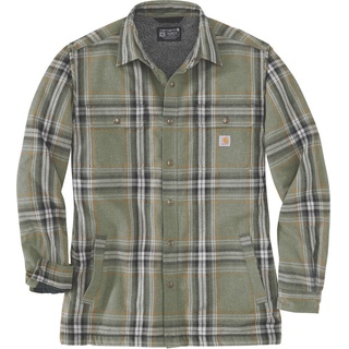 Carhartt Flannel Sherpa Lined Hemd, grün, Größe XL
