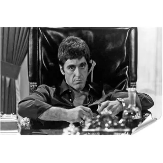 islandburner XXL Bild Poster Pacino Scarface Tony Montana Kult Gangster Movie Film Ikone V3 Premium Bilder Fotodruck