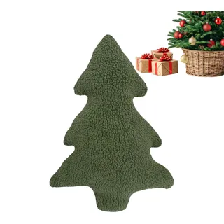 Baumförmiges Kissen, Weihnachtskissen, Weihnachtsbaum-Dekokissen, Winter-Dekokissen, Weihnachtsbaum-Puppen-Kissen für Heimdekoration