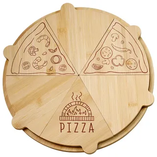 KESPER Pizza-Teller 36x36 cm beige 7er Set
