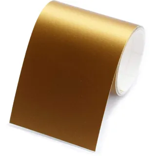 1 Rolle Bordüre/Borte gold selbstklebend, 4cm breit & 5m lang, für die Wand in Wohnzimmer & Schlafzimmer
