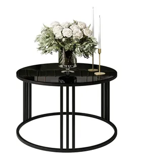 lookway LORI GLASS Schwarz Glas 70 x 47 cm