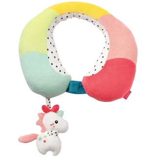 Fehn Nackenstütze Einhorn, ergonomisches Nackenkissen für Babys
