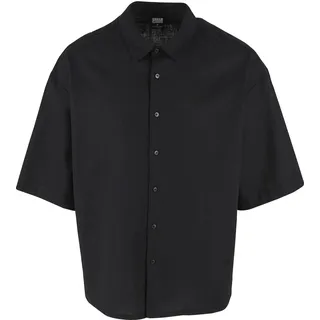 URBAN CLASSICS Langarmhemd Schwarz XXL