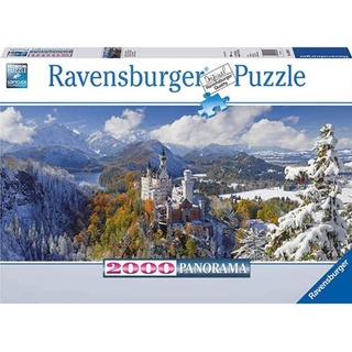 Ravensburger 16691 Neuschwanstein Herz Puzzle, Mehrfarbig/Meereswellen (Ocean Tides)