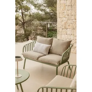 SKLUM Aradina 2-Sitzer-Gartensofa aus Eisen und Polypropylen -
