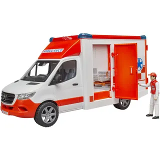 Bruder 02676 - MB Sprinter Ambulanz rot/weiß 1:16
