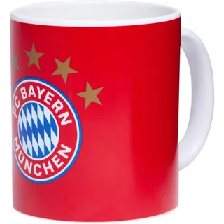 FC Bayern München Tasse 5 Sterne rot