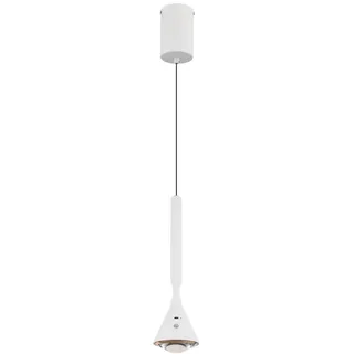 GLOBO LIGHTING LED Pendelleuchte, Dimmfunktion, LED fest integriert, Warmweiß & Tageslicht, 2 in 1 Akku-Lampe Weiß, Hängelampe & Taschenlampe, Ø 10cm weiß