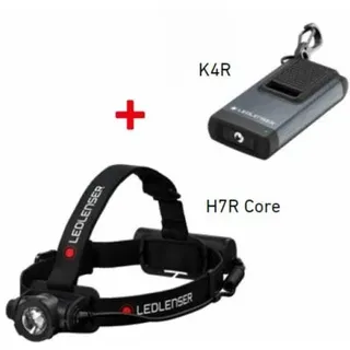 Led Lenser Kombiset H7R Core & K4R