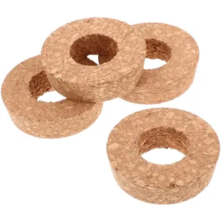 OFFSCH Elegante Glas Vase Holz Deckel 4pcs Hohl Deckel Für Vase Hydrokultur Pflanze Vase Abdeckung