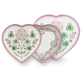 Pip Studio Lily&Lotus Lilac Frühstücksteller 21,5 cm lila/rosa 2er Set