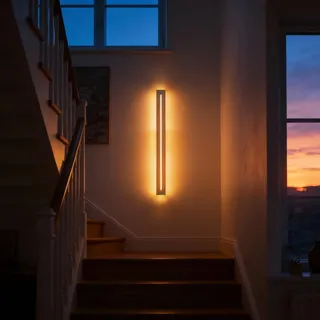 niuniaj 20W LED Wandleuchte Innen 80CM Wandlampe mit Fernbedienung | Dimmbar 10%-100%,3000K-6000K,Moderne Wandbeleuchtung Weiß für Schlafzimmer Korridor Wohnzimmer Treppe Kinderzimmer Küche