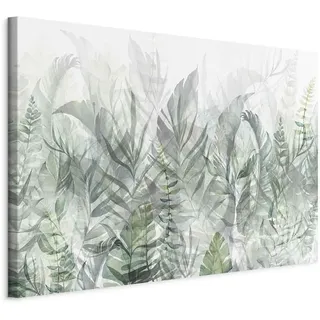 murando - Akustikbild Akustikplatten Natur Grün, 120x80 cm, 1-teilig, Büro | Verbessert Raumakustik, reduziert Hall, ideal fürs Büro oder Wohnzimmer, hochwertige Verarbeitung, schnelle Montage, stilvoll