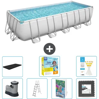 Bestway Power Steel Rechteckig - 640x274x132 Cm - 8-teilig  S607
