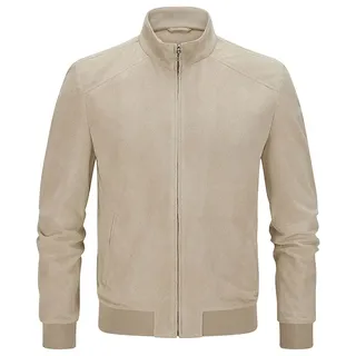 Milestone Lederjacke "Toledo" in Beige - 56