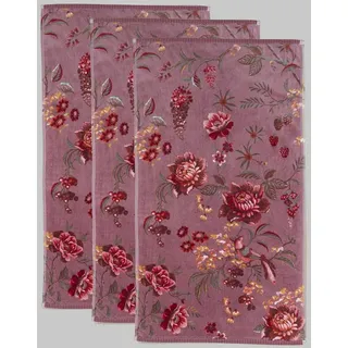 Pip Studio Handtuchset 3-tlg. rosa