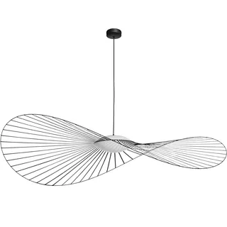 Petite Friture - Vertigo Nova LED Pendelleuchte, schwarz/weiß, Ø 190 cm