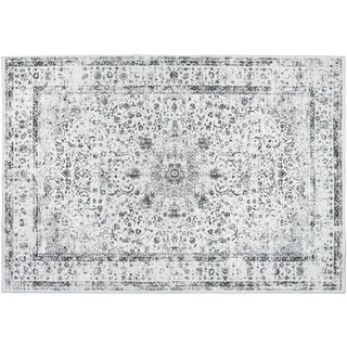 Tectake tectake® Vintage Designer Teppich, Aliya, Kurzflor, rutschfeste Unterseite