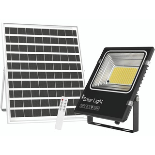 LUXULA Solar LED-Fluter, Akku, 6W PV, Fernbedienung, 50W, 700lm, 6500K