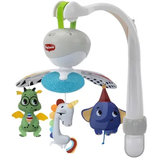 Tiny Love Take Along Mobile, 3-in-1 Musikmobile, Born To Party | Tragbares Musikmobile, 0+ Monate, 3 Befestigungsmöglichkeiten, 5 Melodien, 30 Minuten Musik