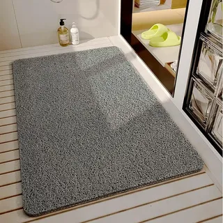 Pevfeciy Duschmatte rutschfest 50x100cm Rechteck Duschwanneneinlage rutschfest PVC Rutschmatte dusche,Antirutschmatte dusche Hohe Wasserdurchlässigkeit für Nassbereich
