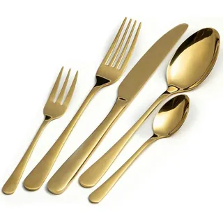 luxuskollektion Edelstahl Gold 30-tlg.
