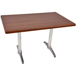 deluke Bistrotisch SERNA 120 x 80 x 66 cm Dunkelbraun