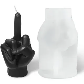Silikonform Kerze Hand Finger Gesten Harz Formen 1Pc Große Hand-Finger